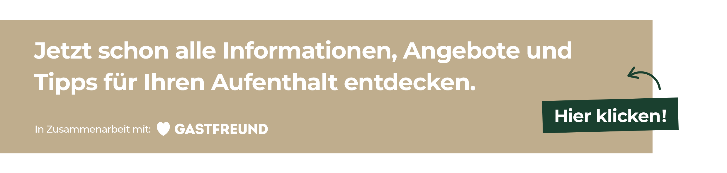 Banner für Angebote